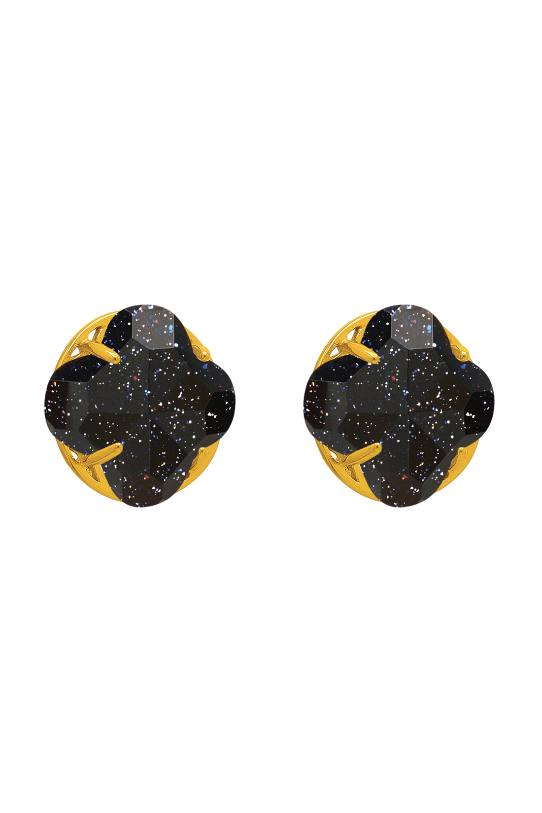 Stone Station Midnight Sparkle Stone Stud Earring Set