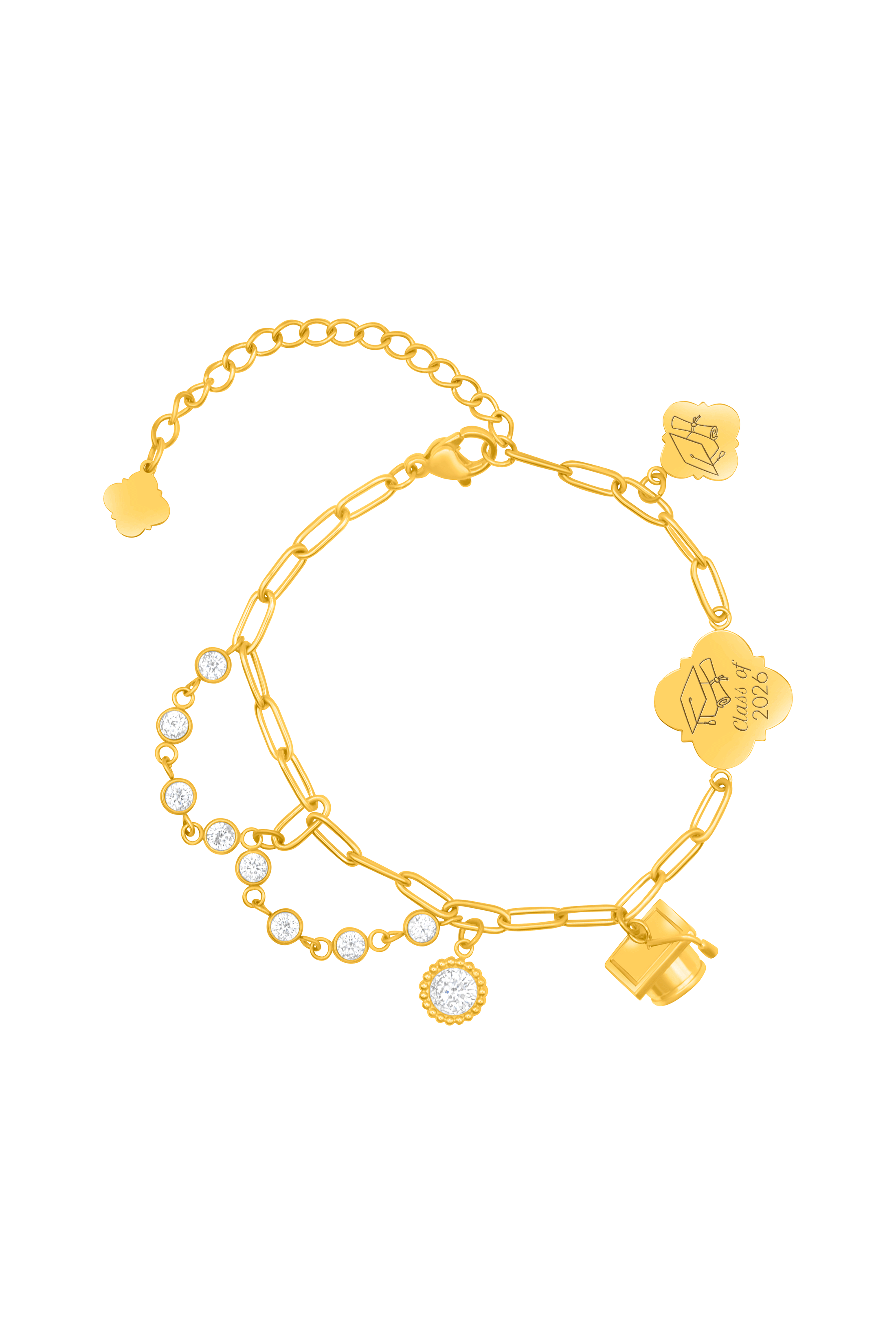 Milestone Graduation Charm Bracelet
