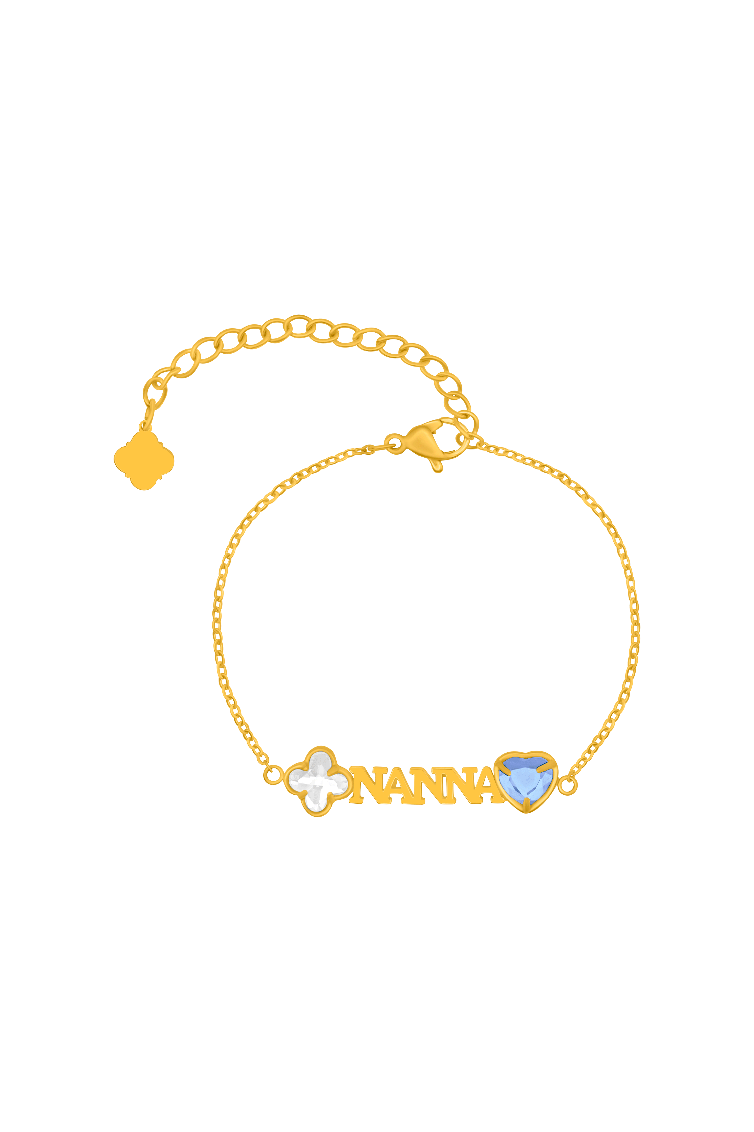 Made for "Nanna" Birthstone Bracelet