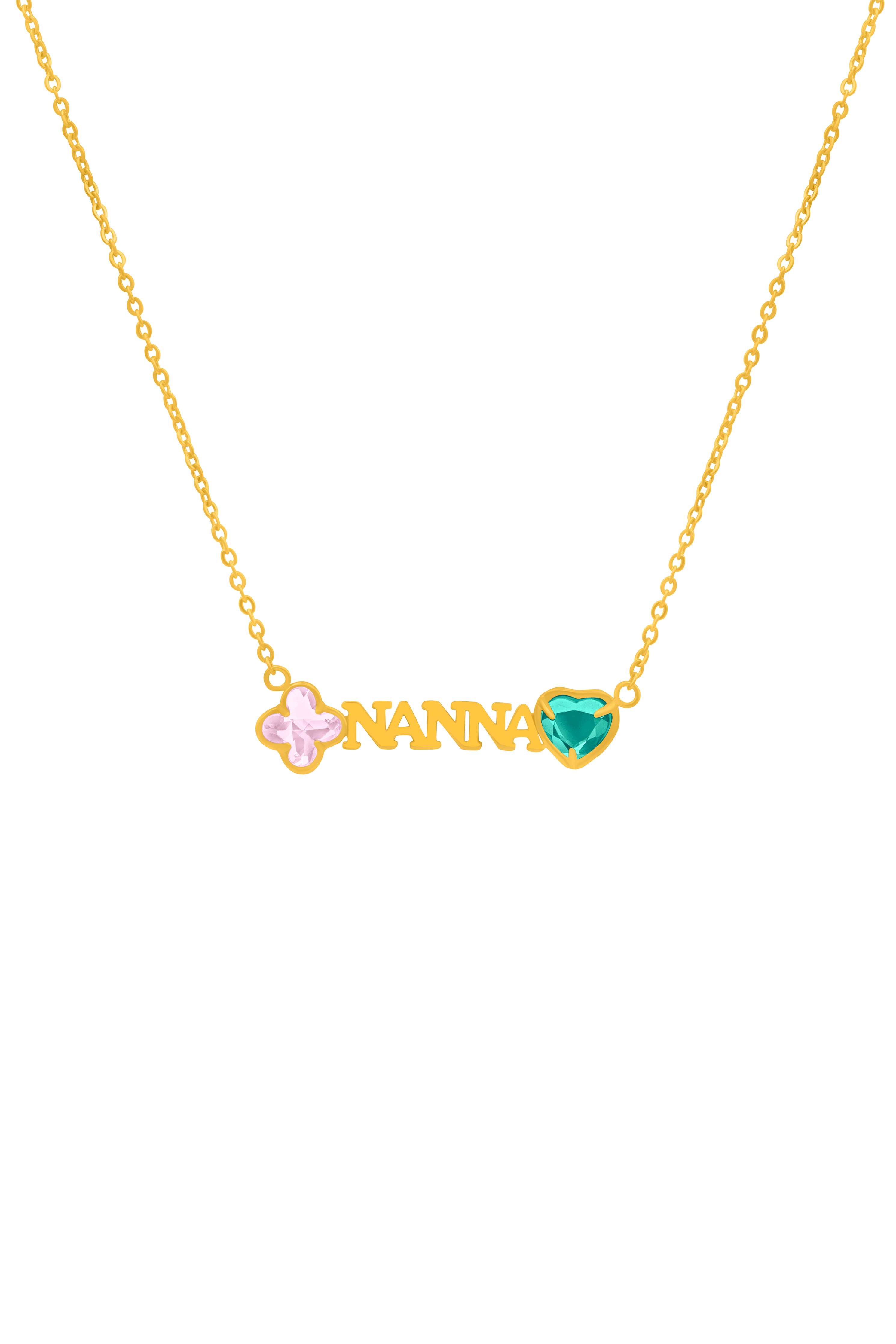 Made for "Nanna" Birthstone Necklace