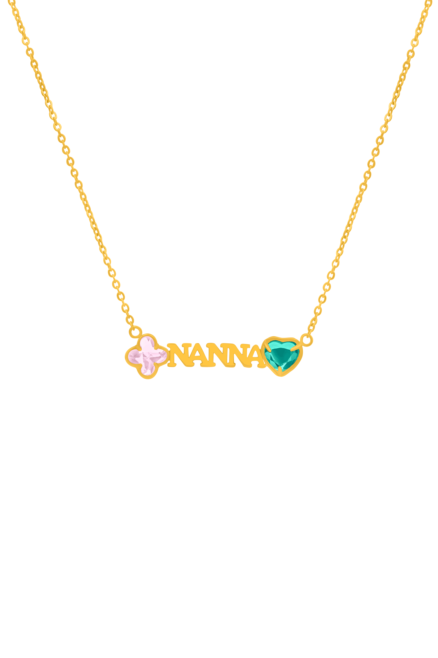 Made for "Nanna" Birthstone Necklace