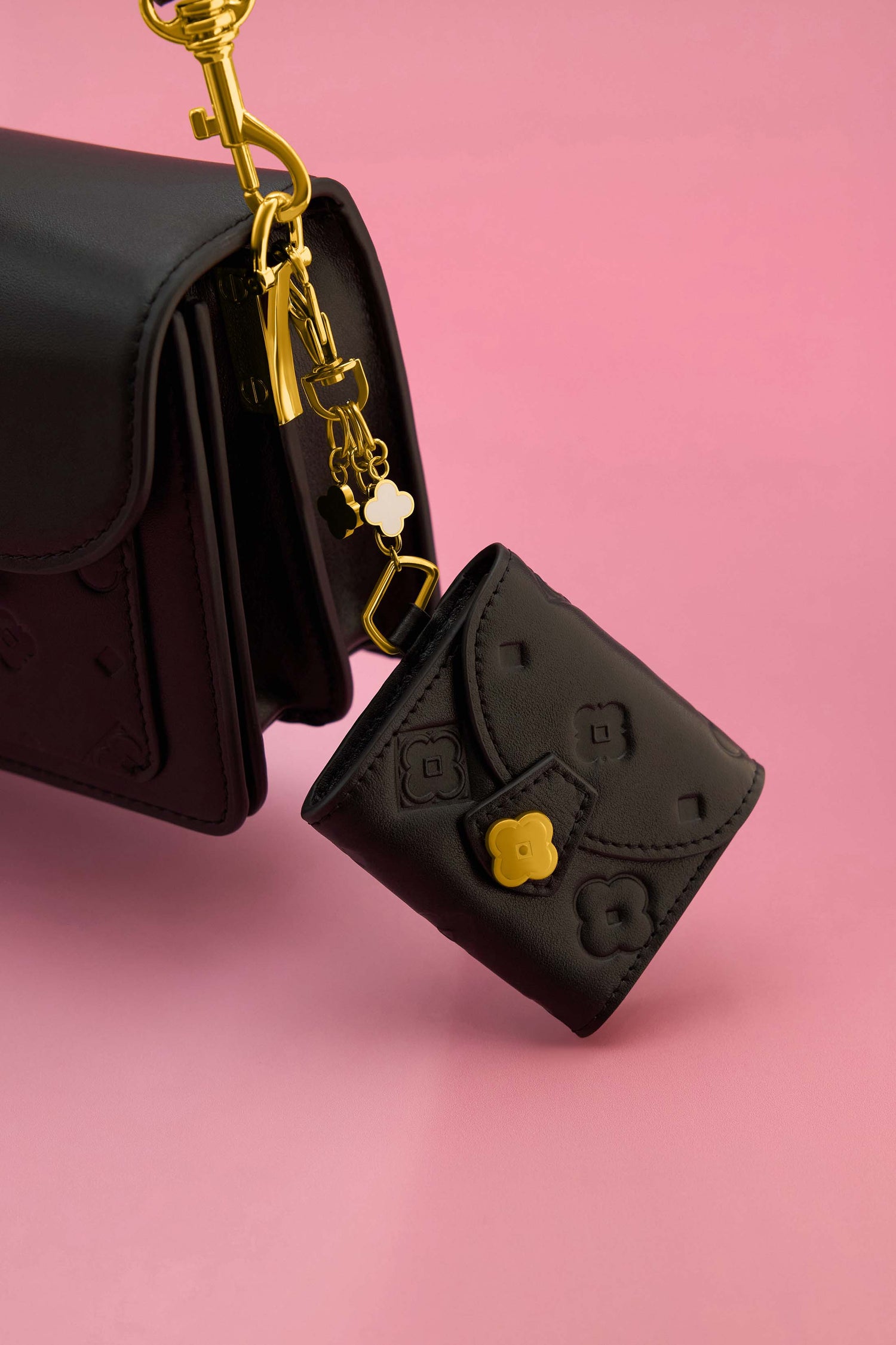 Carisma Noir Pocket Wallet Bag Charm