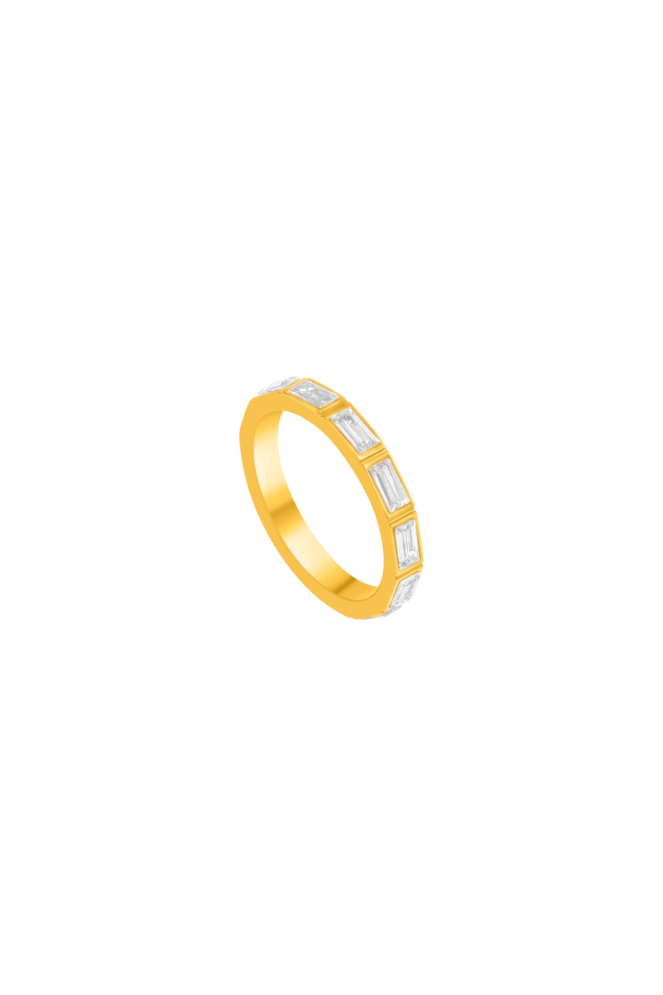 Baguette Crystal Ring