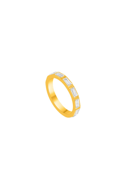 Baguette Crystal Ring