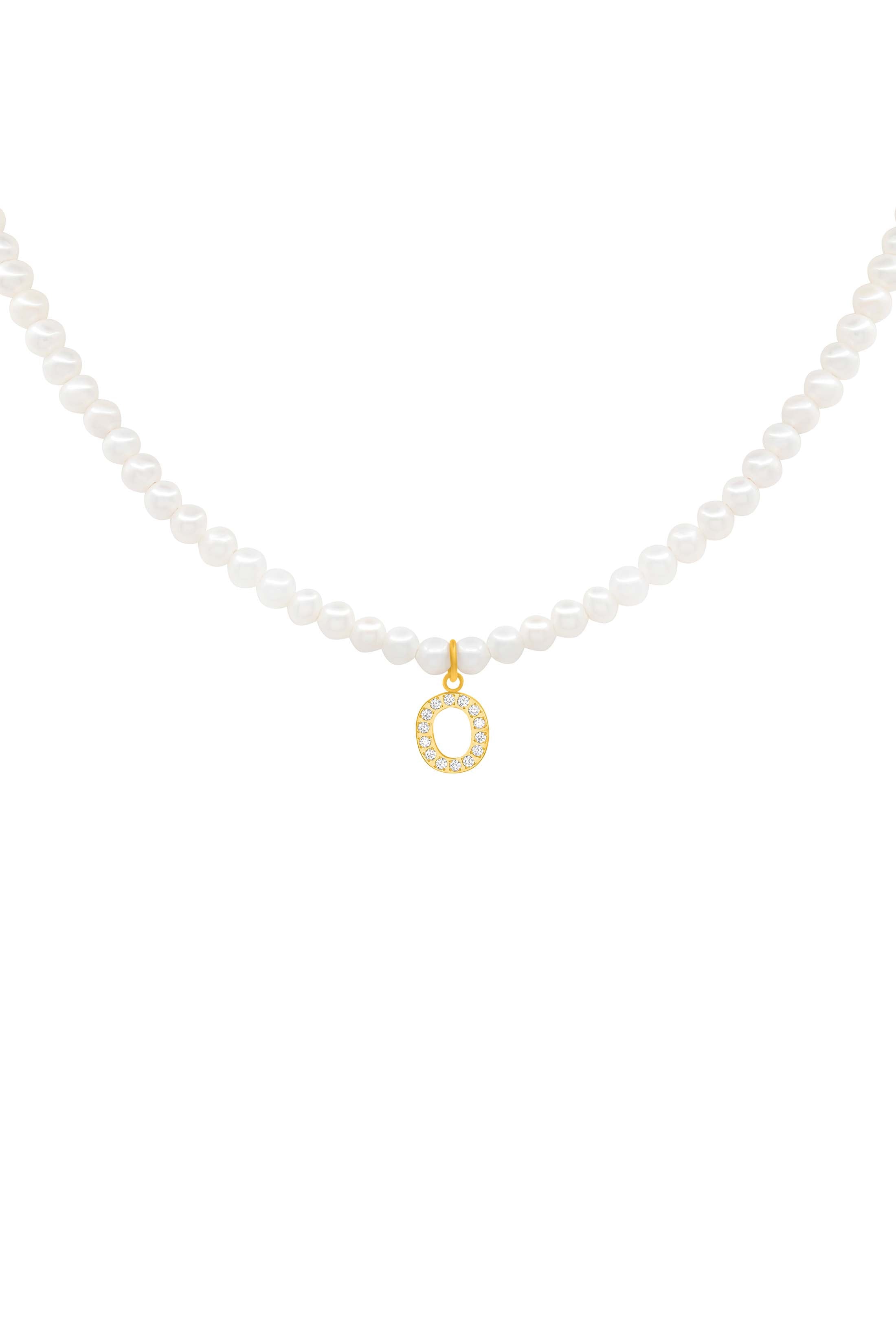 Initial Freshwater Pearl Necklace