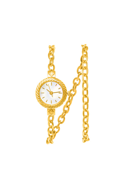 Mother of Pearl Double Wrap Watch