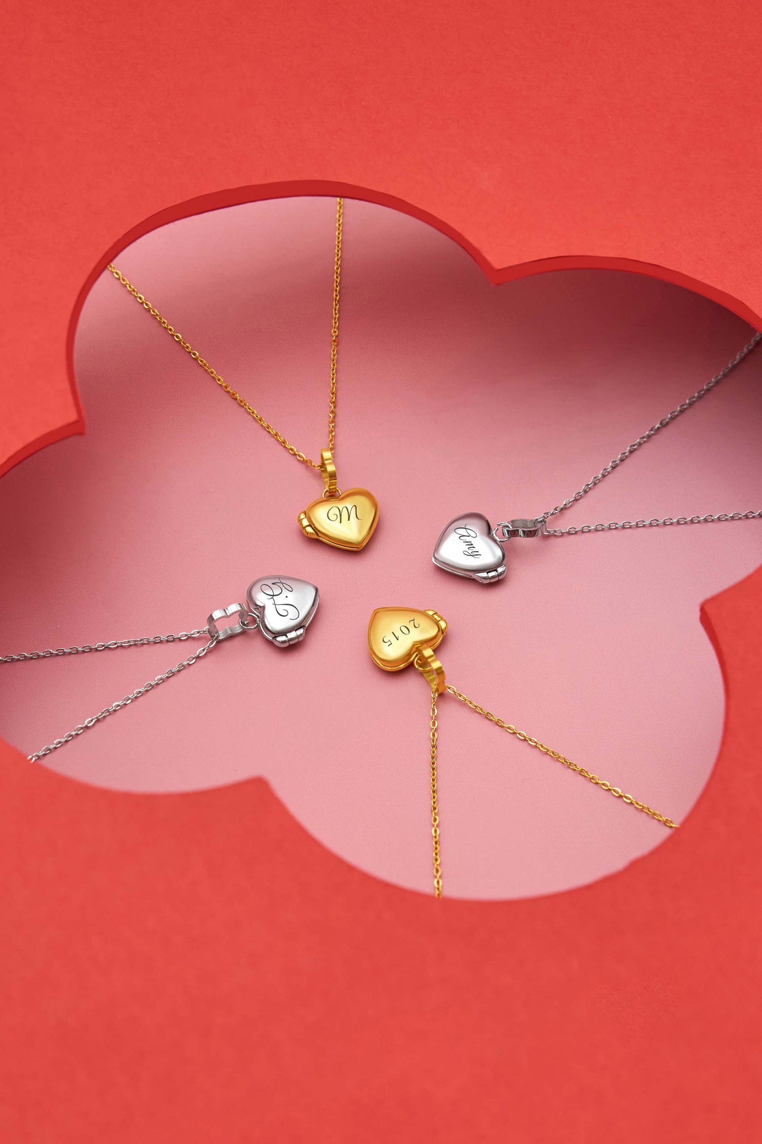 Little Heart Silver Locket Necklace