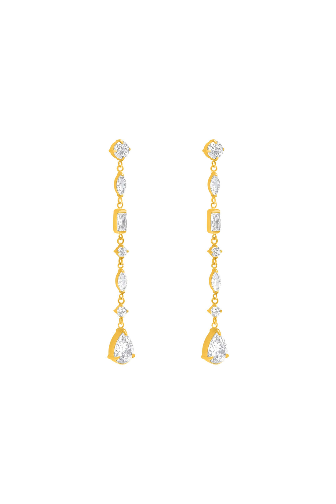 Rhéa Drop Stud Earring Set