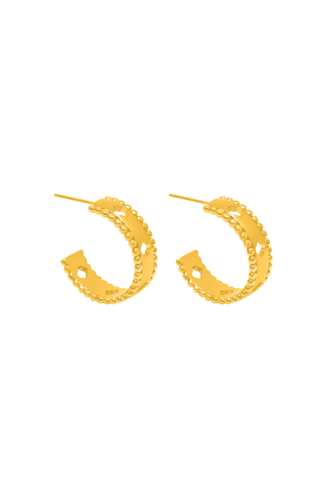 Carisma Emblem Hoop Earring Set