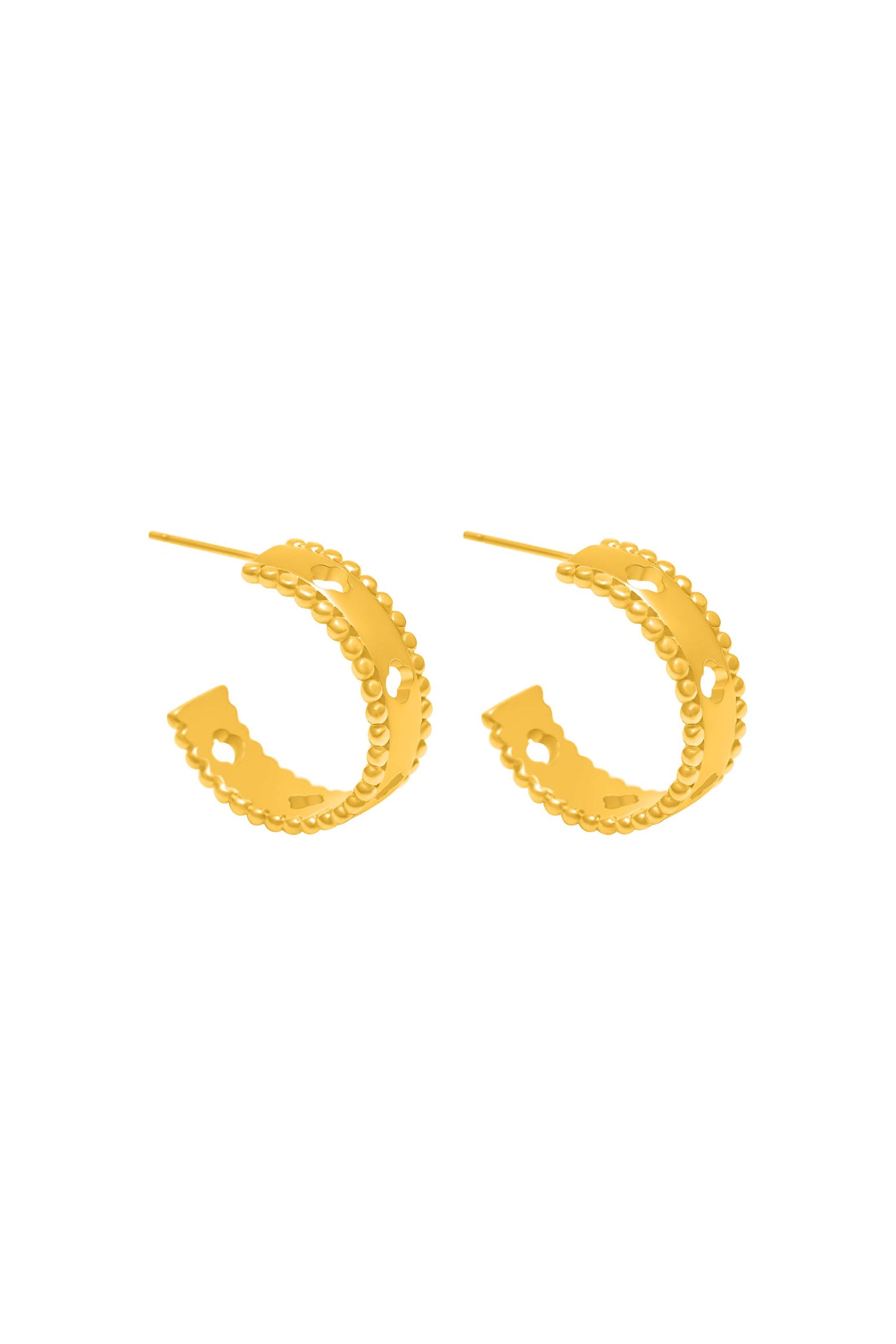 Carisma Emblem Hoop Earring Set