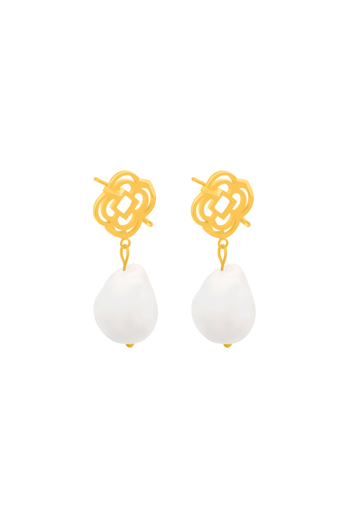 Stone Station Perla Drop Stud Earring Set