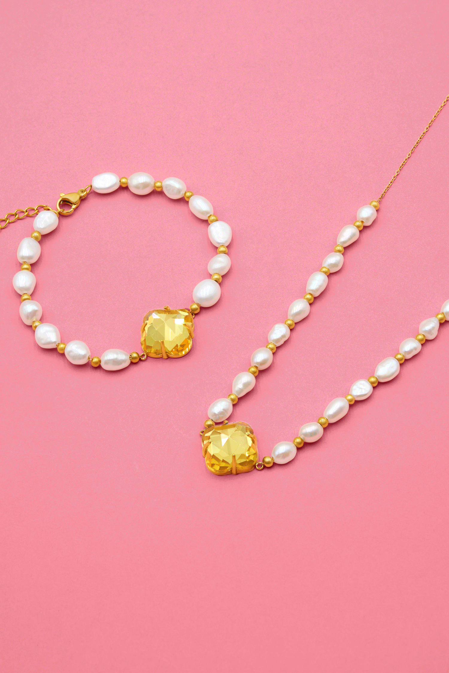 Stone Station Perla Necklace &amp; Bracelet Gift Set