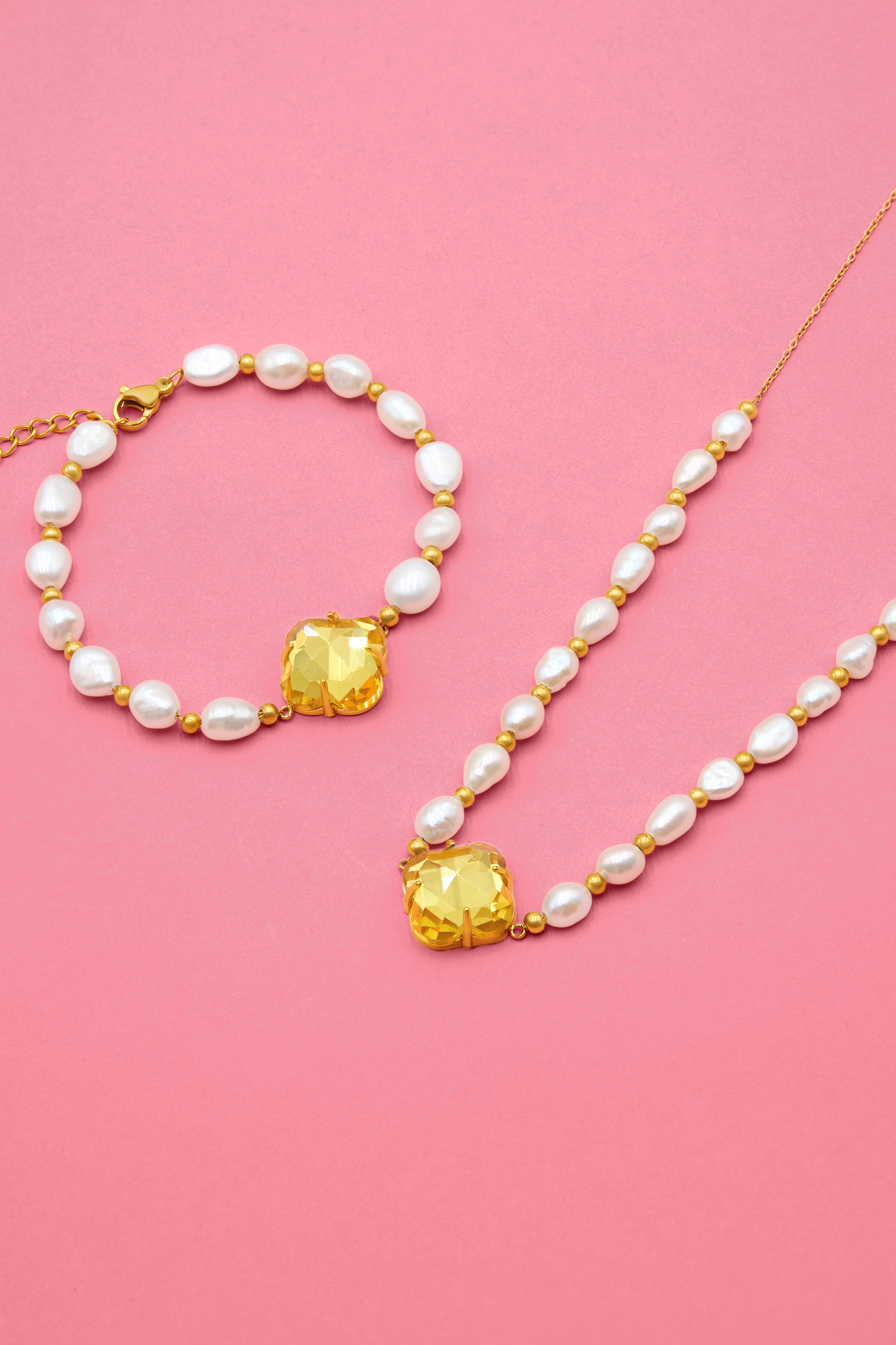 Stone Station Perla Necklace &amp; Bracelet Gift Set