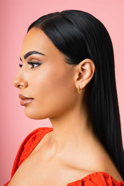 Monica Hoop Earring Set