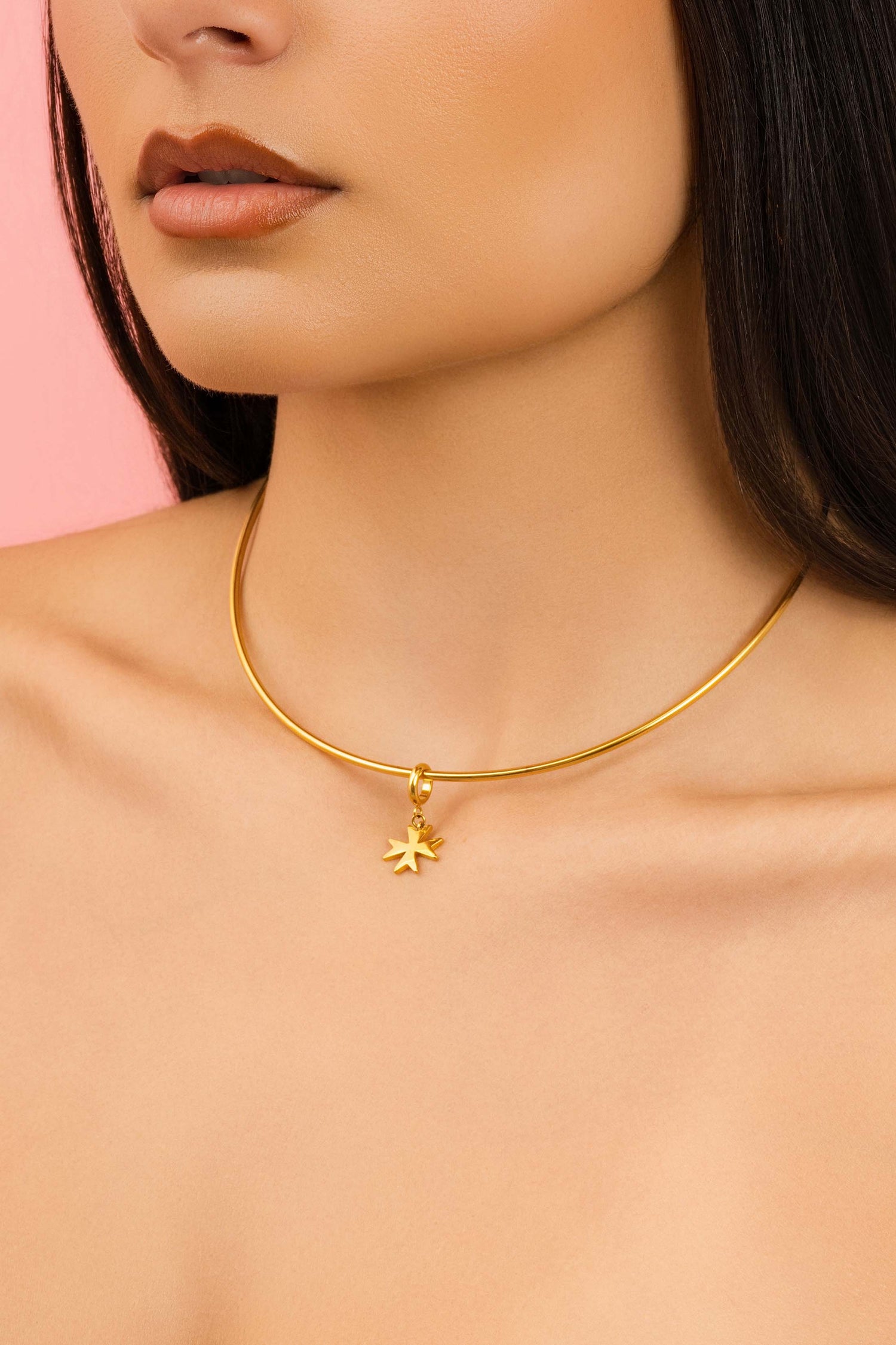 Cuff Necklace - Single Cuff Charm Gift Set