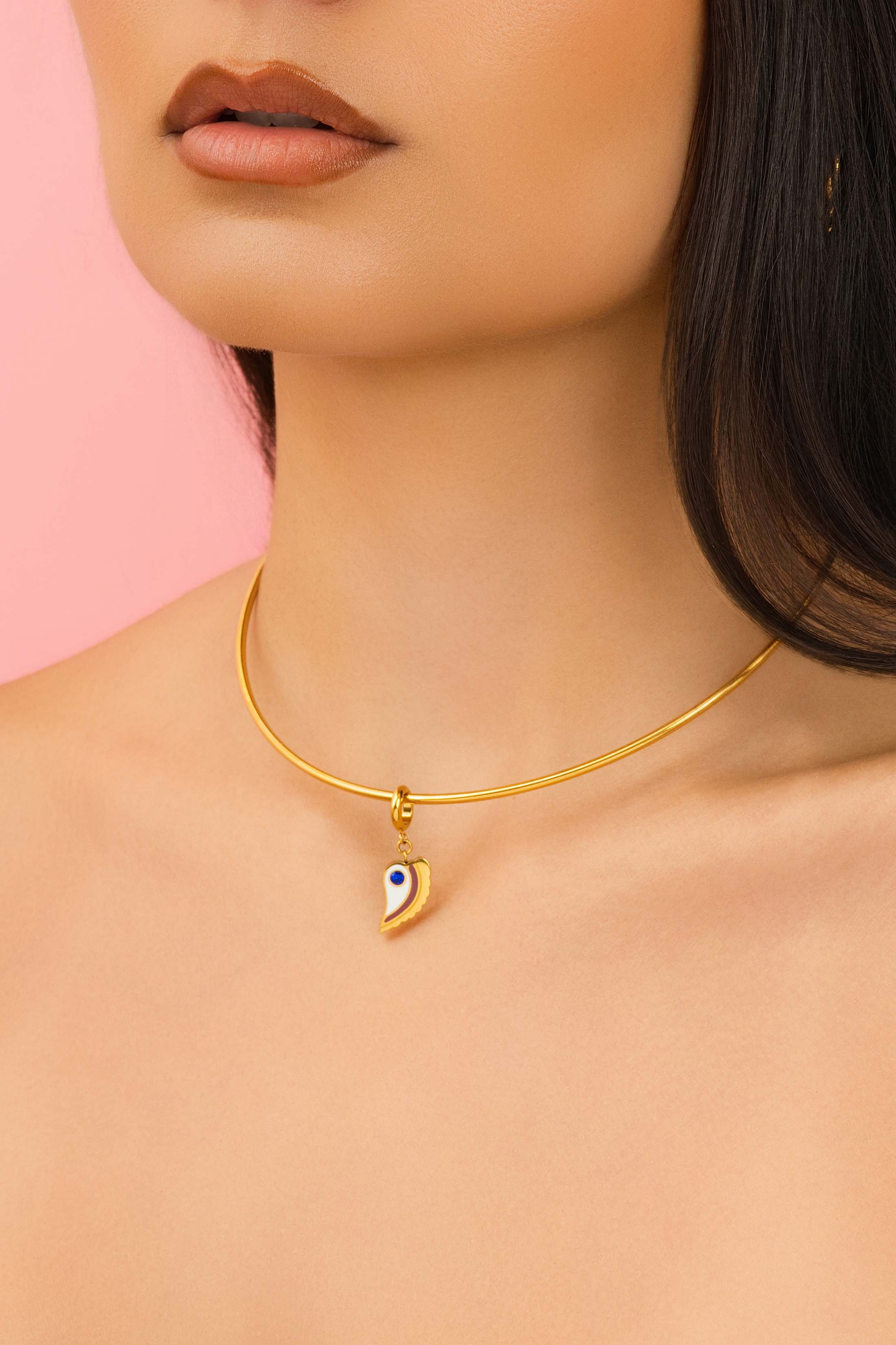 Cuff Necklace - Single Cuff Charm Gift Set