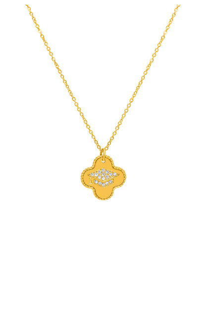 Graduation Zirconia Engravable Necklace