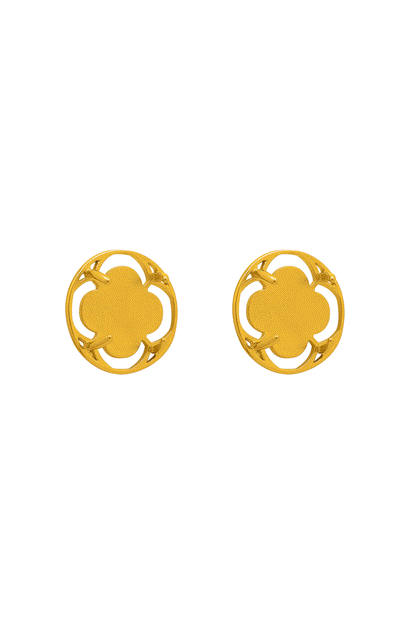 Stone Station Stud Earring Set