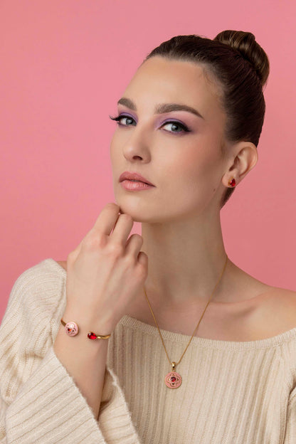 Maltese Tile Carisma Red Stone Bangle