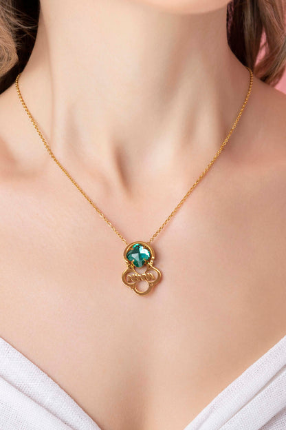 Nanna Stackable Pendant Birthstone Gift Set