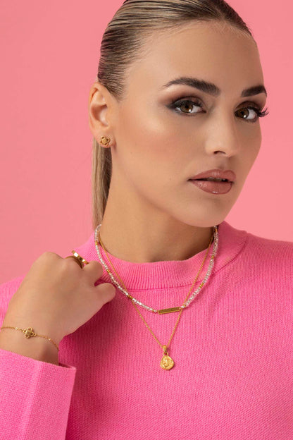 Maltese Tile Chain Bracelet