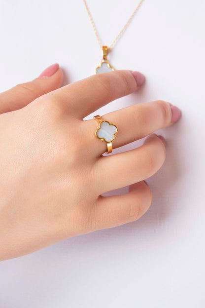 Lace Agate Stone Ring
