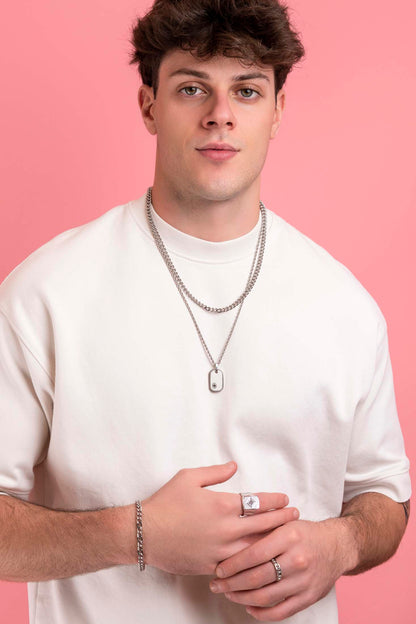 Square Ribbed Men&