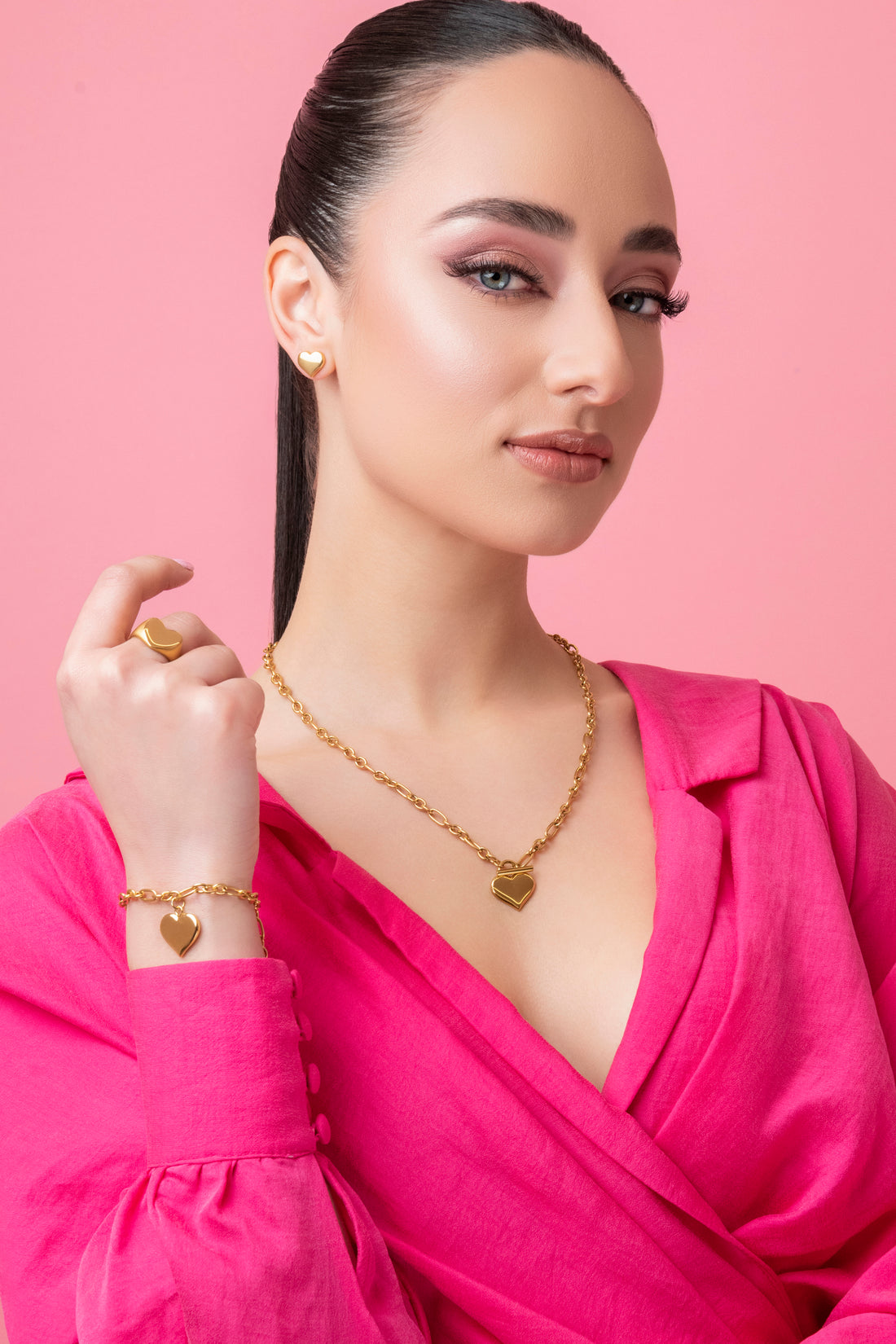 Heart of Gold Valentine’s Bracelet