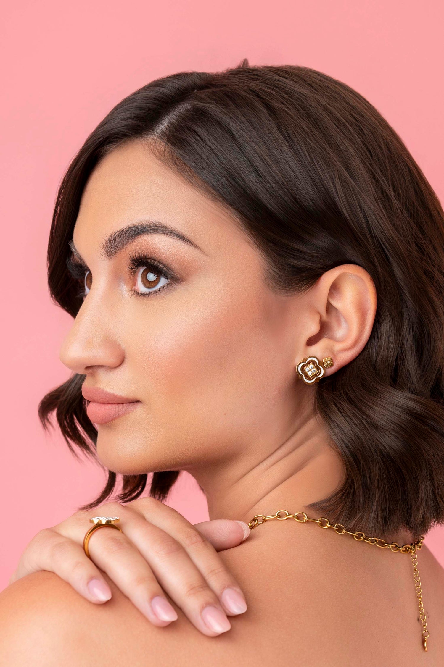 Petite Zirconia Stud Earring Set