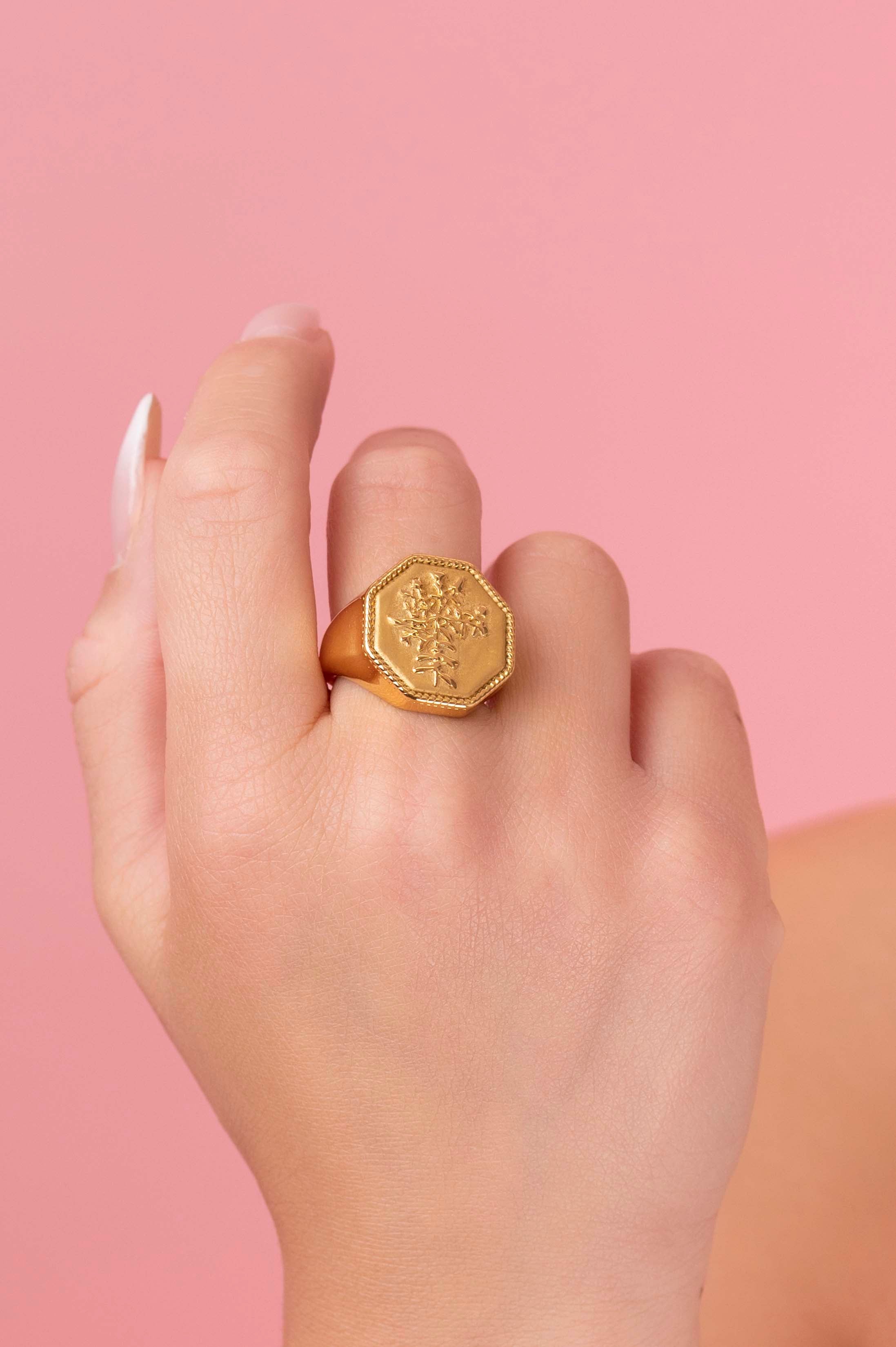 Margerita&#39;s Coin Baroque Ring