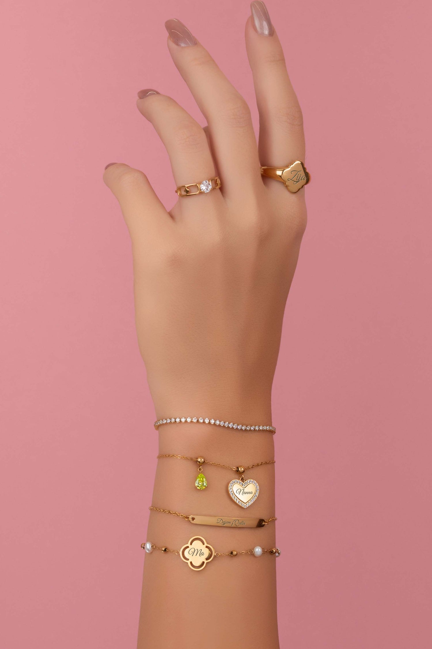 Qalbi Halo Valentine’s Toggle Charm Pendant