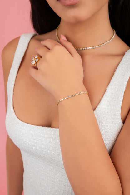 Kappara Stud Earrings &amp; Ring Gift Set