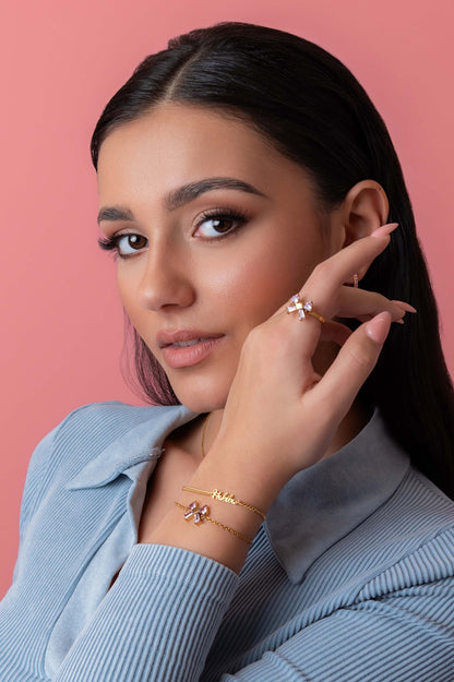 Ħabiba Cursive Bracelet