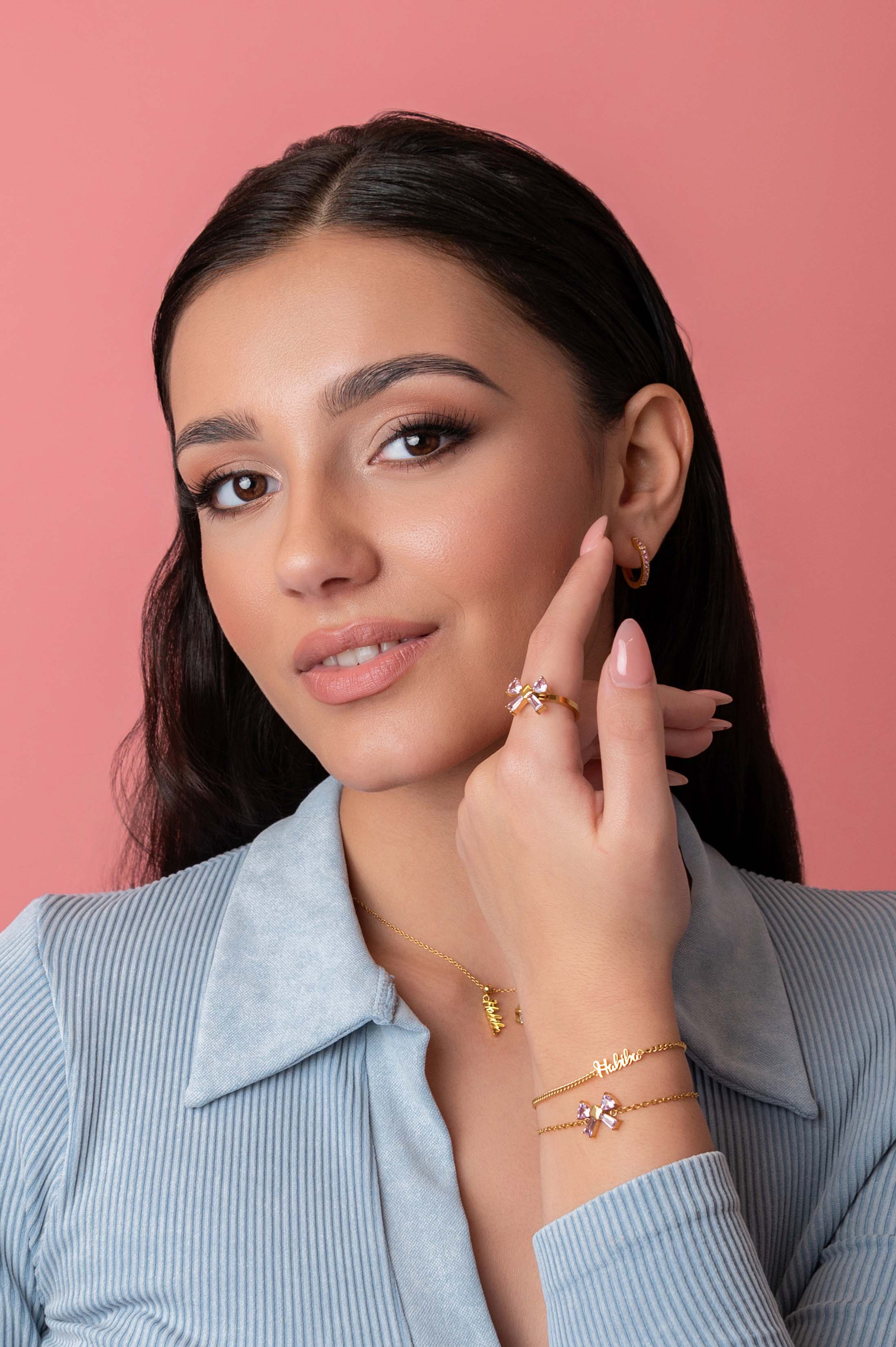 Ħabiba Cursive Bracelet