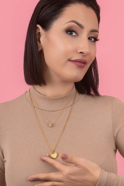 Zaria’s Huggies Earrings &amp; Pendant Gift Set