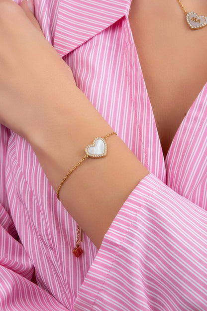Qalbi Mother of Pearl Bracelet