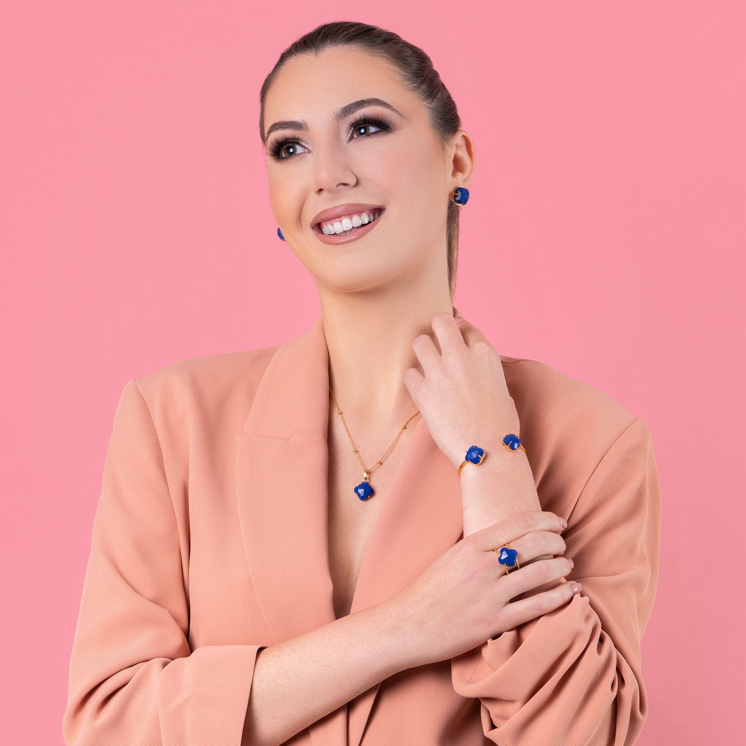 Stone Station Midnight Sparkle Stone Stud Earring Set