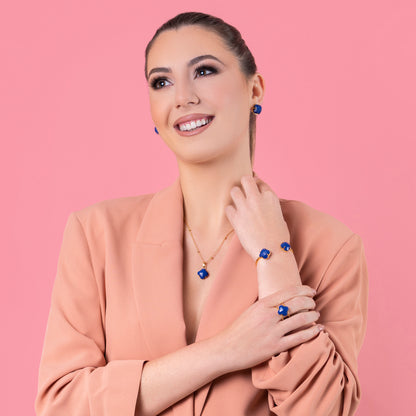Stone Station Midnight Sparkle Stone Stud Earring Set
