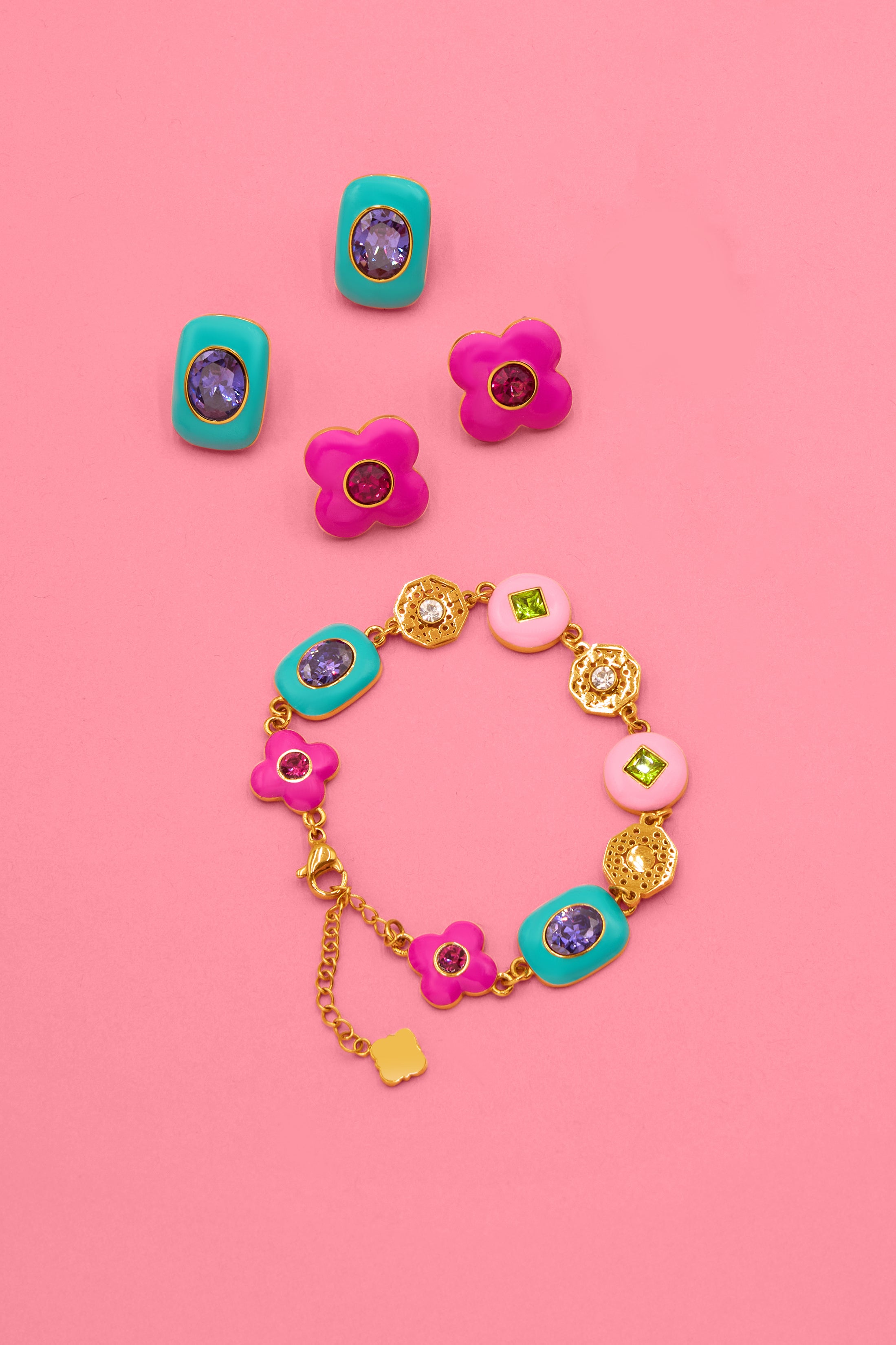 Souk Treasure Studs &amp; Bracelet Gift Set