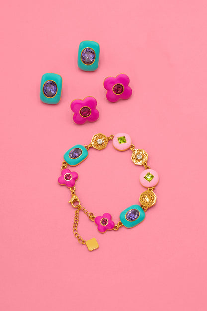Souk Treasure Studs &amp; Bracelet Gift Set