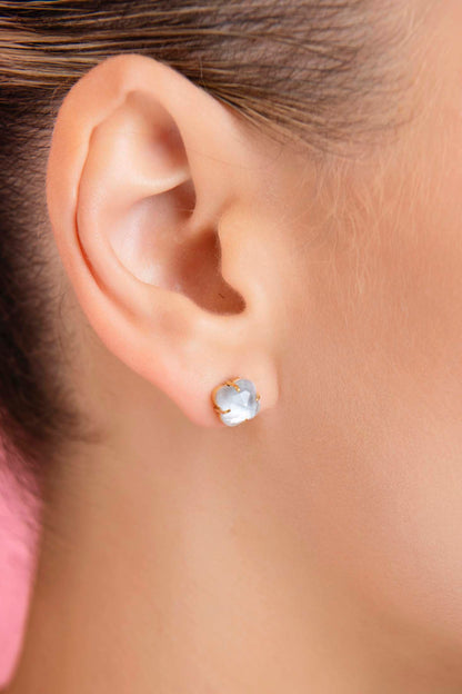 Logo Birthstone Stud Earring Set