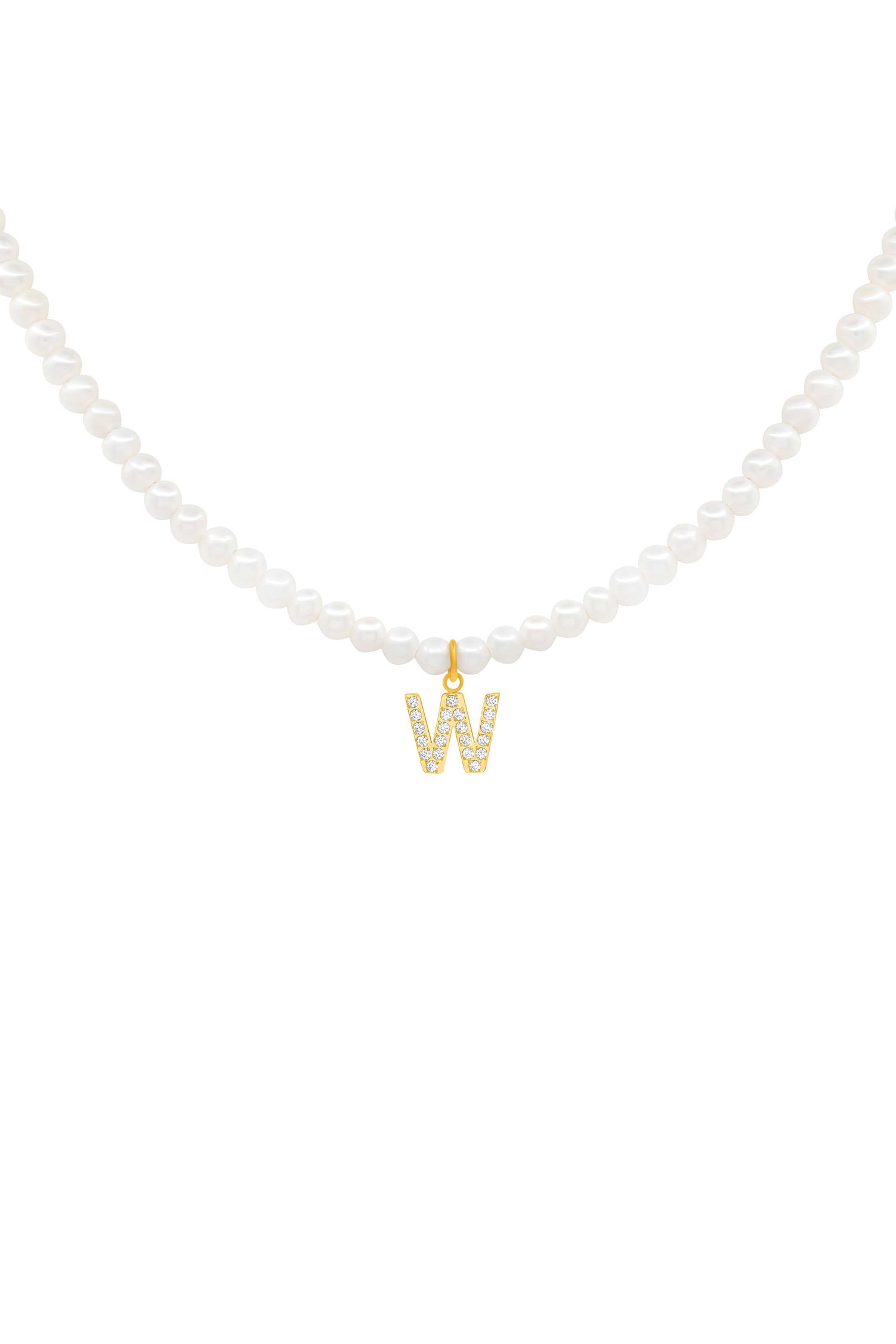 Initial Freshwater Pearl Necklace