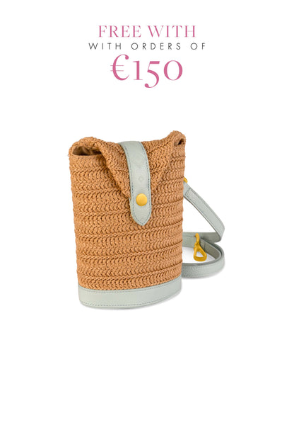 Carisma Coast Raffia Pastel Blue Bag