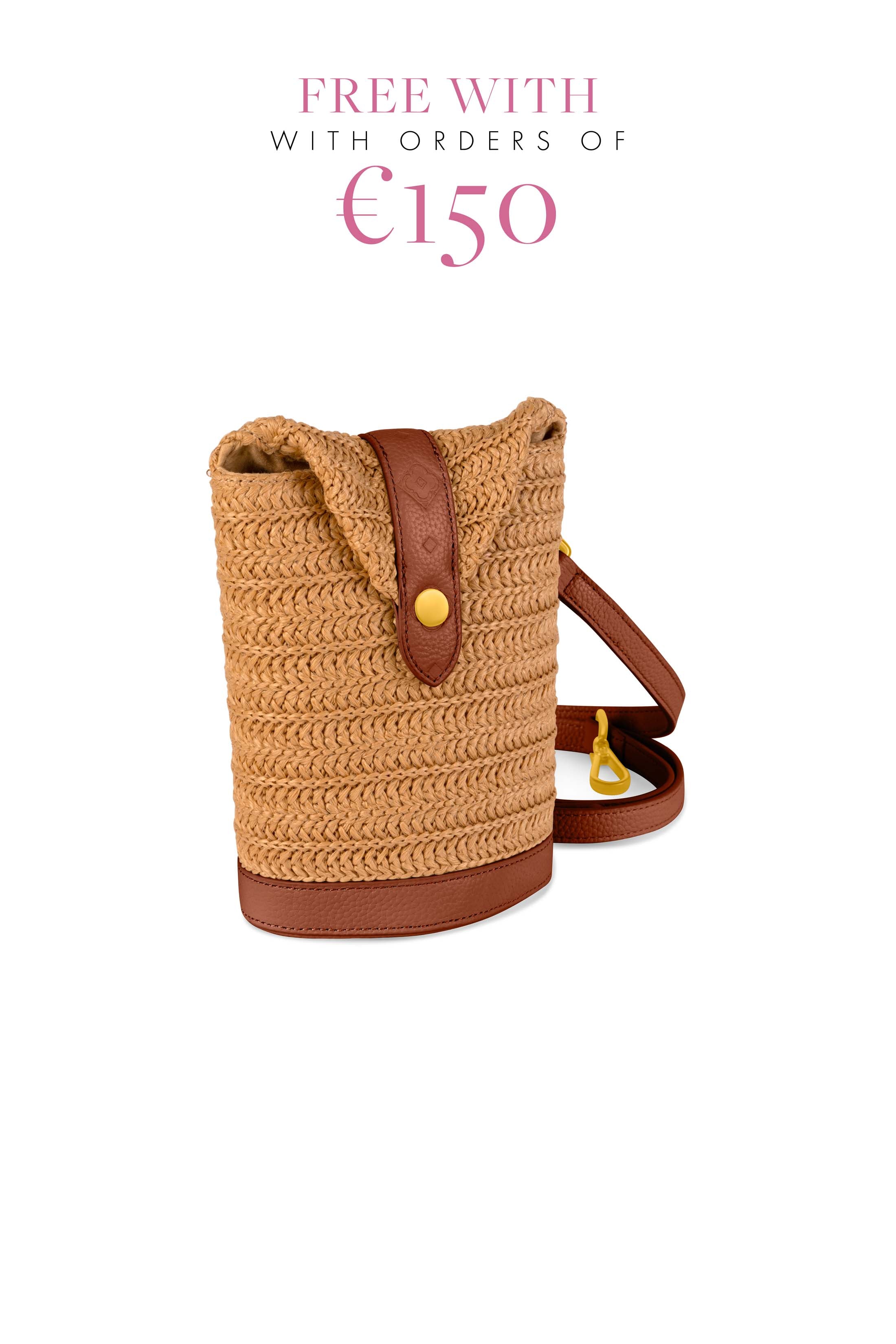 Carisma Coast Raffia Tan Bag
