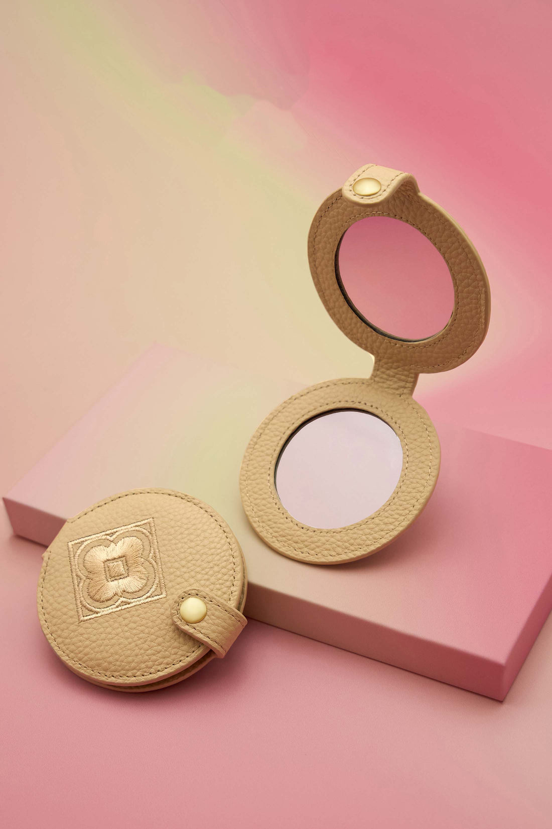 Leather Compact Mirror