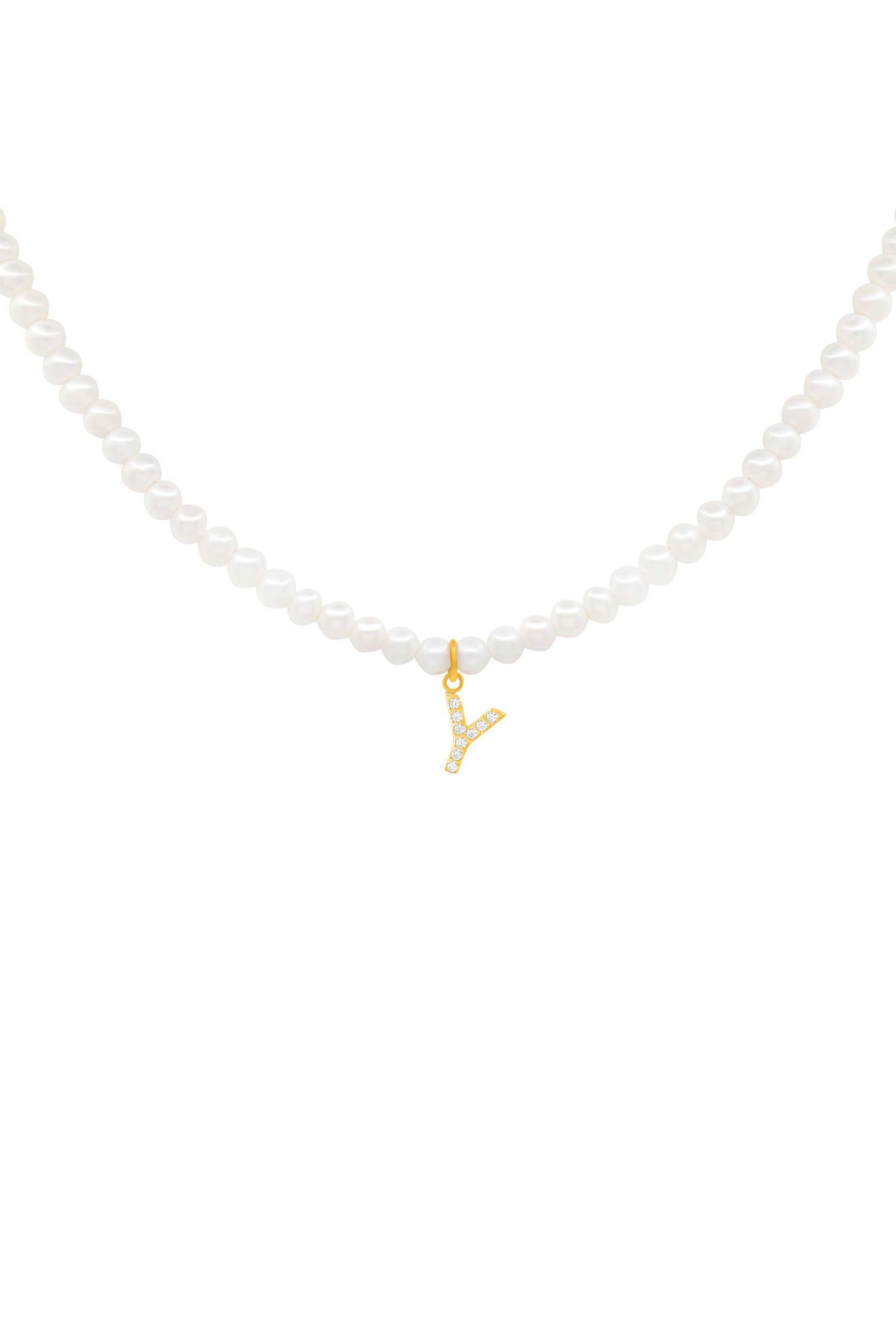 Initial Freshwater Pearl Necklace