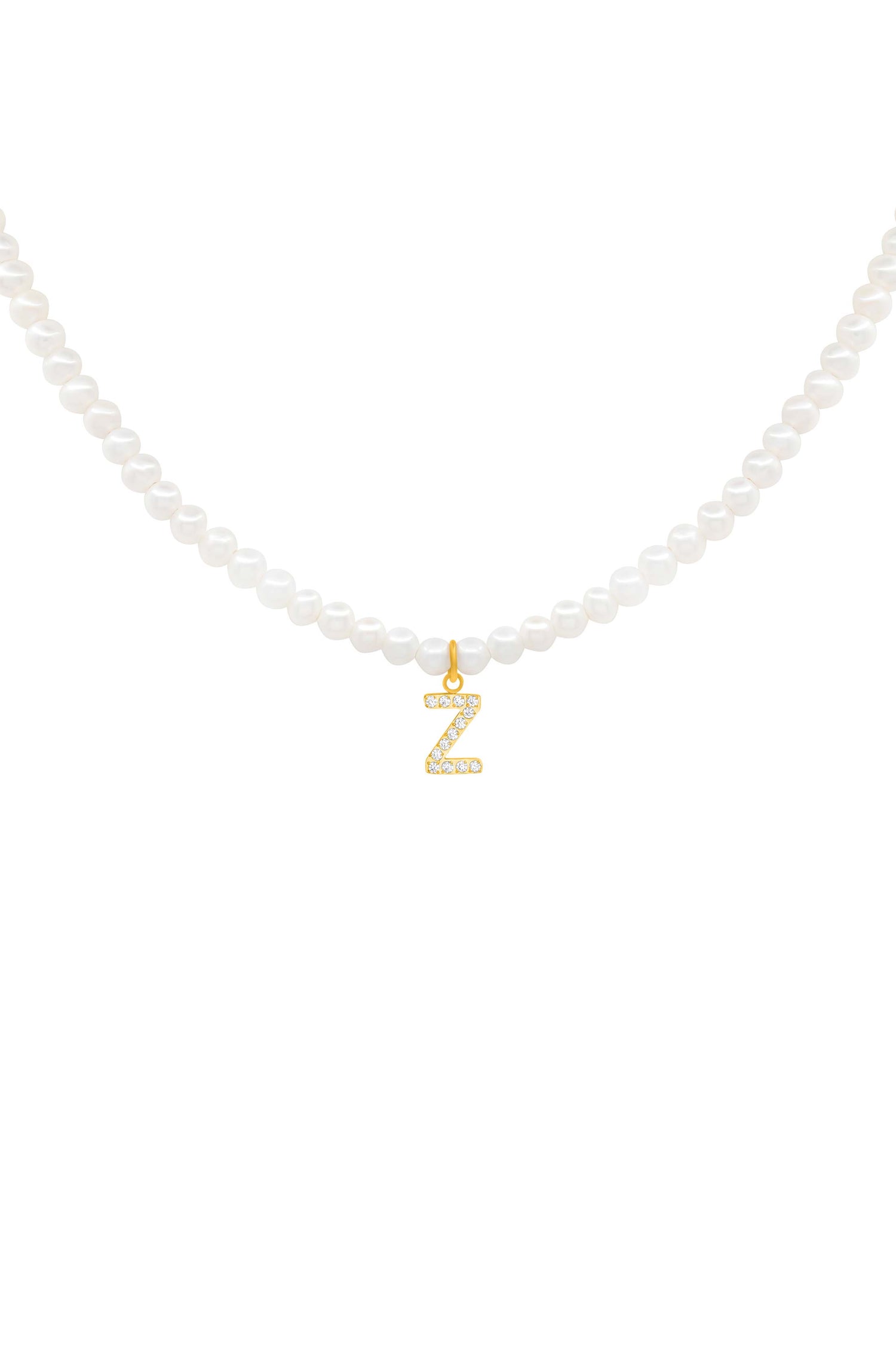 Initial Freshwater Pearl Necklace