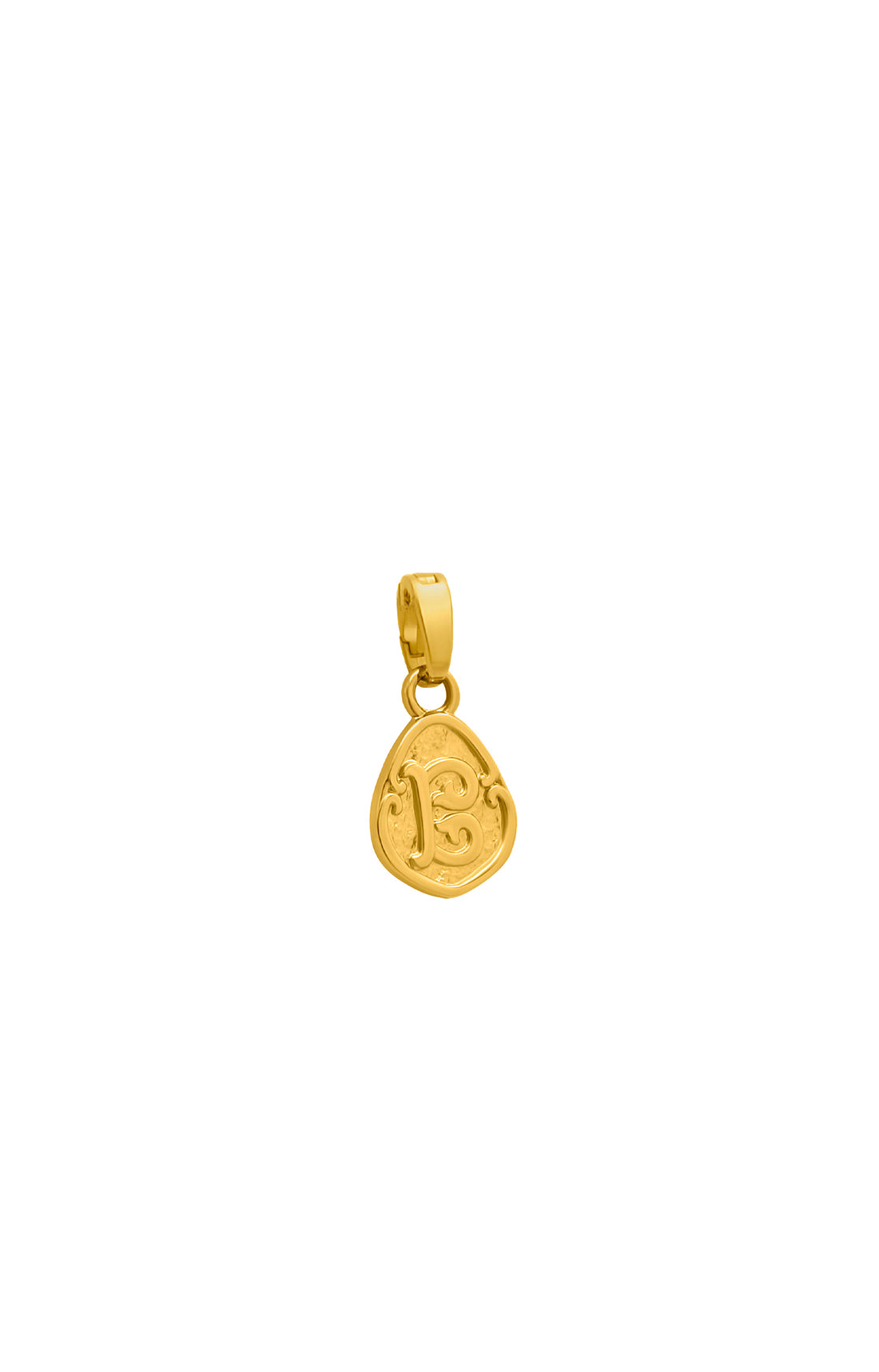 &quot;B&quot; Tberfil Letter Pendant