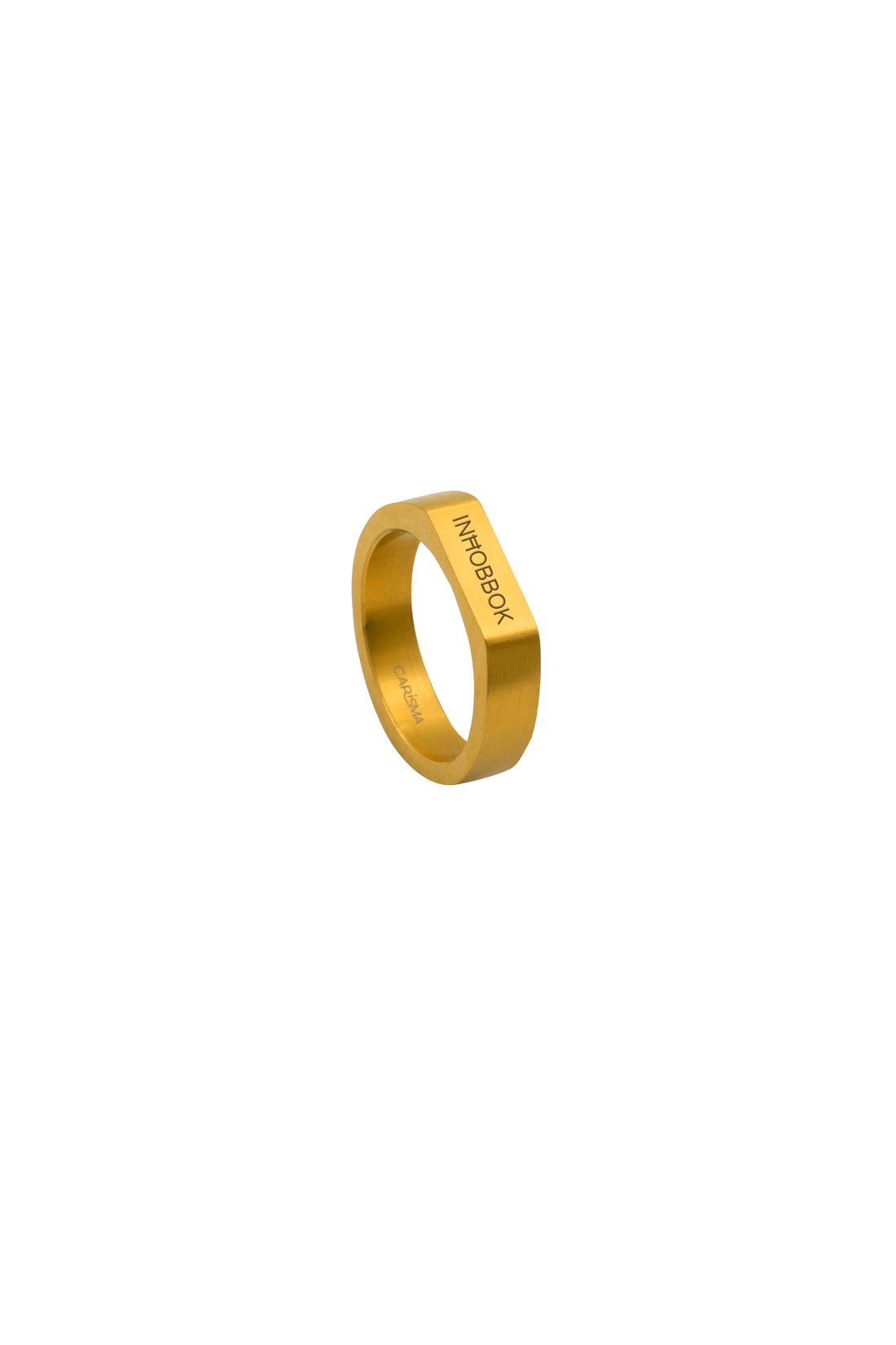 Crest Gold Engravable Ring