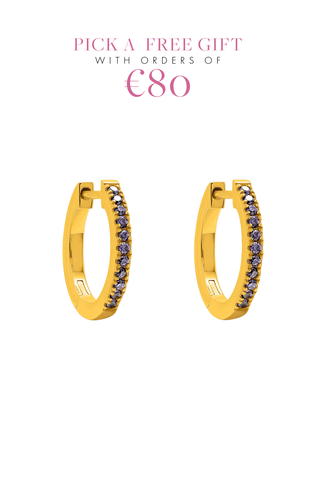 Carisma Birthstone Hoop Earring Set